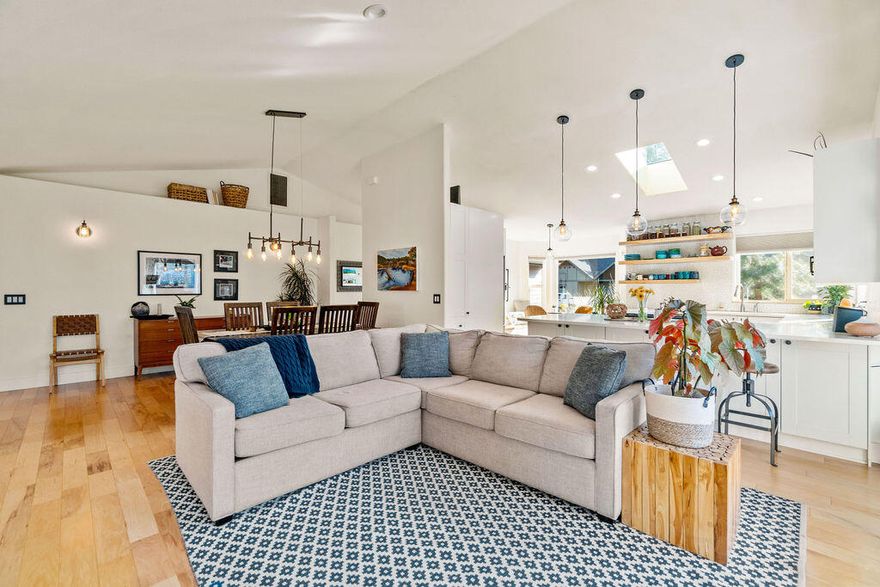 You will absolutely fall in love with this beautifully updated, light and bright single story home!  Conveniently located in a quiet neighborhood and walking distance to charming downtown Sisters.  Nothing has been left untouched in this home, including the newly renovated kitchen, hardwood floors, new lighting, roof, furnace, heat pump, and much more!  This three bedroom two bath home is the epitome of elegance and functionality with an open concept living space. From the sun filled casual breakfast nook, to the more elegant formal dining area, to the beautiful living room and wood stove for warmth on cold winter nights.  The home sits on a large fully fenced lot, with an amazing covered light filled patio for entertaining on summer nights.  There is also a storage shed, wood shed and playhouse which could have many uses!  Enjoy living on a quiet street, close to schools, Whychus Creek, restaurants, art gallery's, shopping and the library.  An impressive home not to be missed!