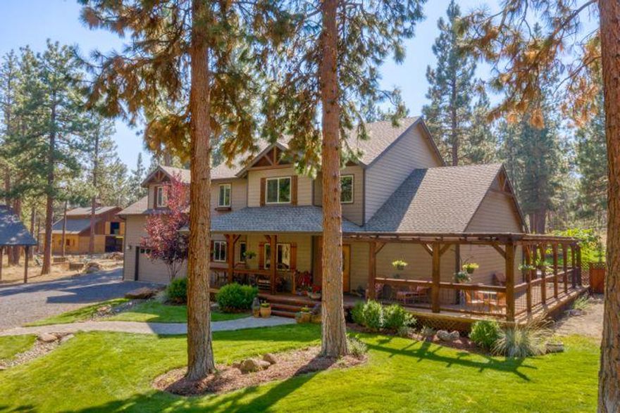 Welcome to Saddle Wood Ranch a hard to find equine property only 4 miles from Sisters. Beautiful luxury custom home w/many new upgrades & features. You will love the bright & open floor plan w/Juniper, stone & wood details throughout. Stunning stone F/P in great room w/wall of windows to take in all the natural light & view of the outdoor waterfall feature. Main floor offers master w/private deck access to the new hot tub.Upgraded bathrooms w/granite slab counters & heated travertine & slate floors. Gourmet kitchen w/SS appliances, D/R & Den. 2nd floor offers secondary bedrooms & a huge bonus room. Impressive waterfall feature in the backyard to enjoy while on the wrap around deck w/multiple areas for entertaining & watching your horses graze. State of the art stable w/tack/heated wash/hayloft,round pen,grass & dry pastures for up to 3 horses.Room for a outdoor arena. shop/RV pad/Professionally landscaped, fenced & so much more. Easy access to Bend/Redmond