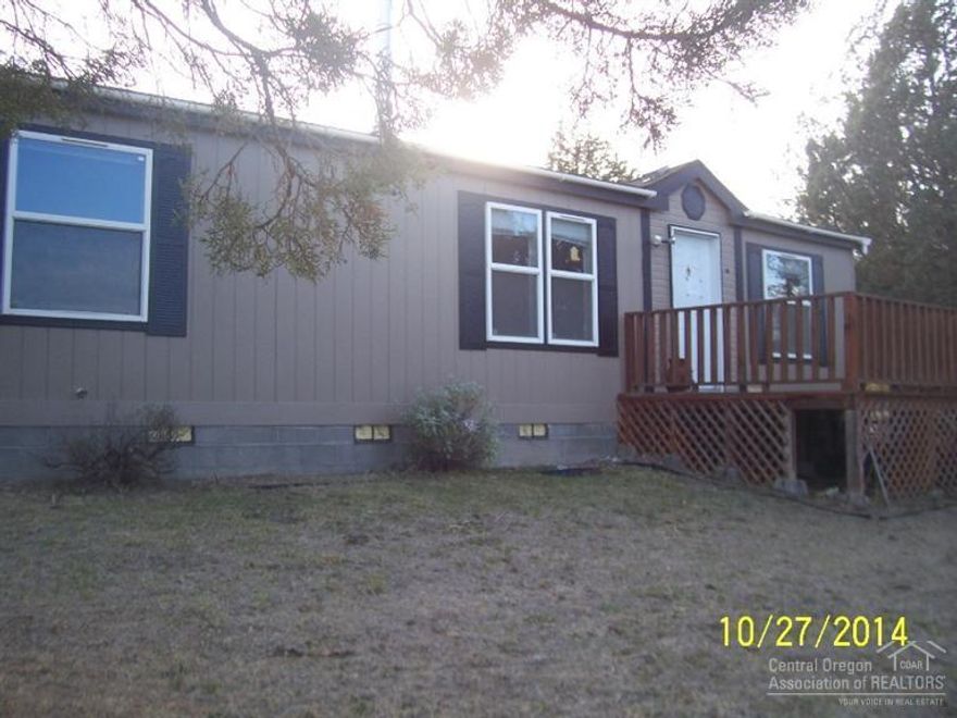 Home is in excellent condition with new exterior and interior paint. Front and back decks, large area fenced for yard and nice storage building. Wonderful views to enjoy from your front deck. Close to all the fantastic outdoor activities the Ochocos offer and to Prineville and Ochoco Reservoirs. Very private setting and close to town. A few additions would make this a great horse property. Plus there is plenty of room for the toys.Septic has been pumped and passed inspection.