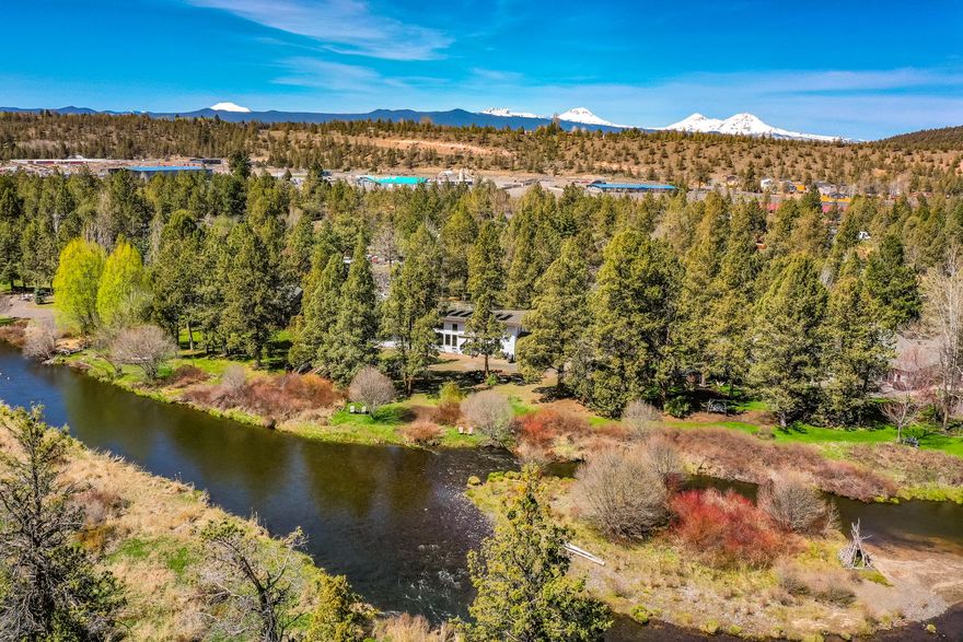 Deschutes River frontage .55 of an acre. New contemporary solar home that is 70% complete. Being sold ''as-is''. Builder/seller estimates approximately $300,000 to finish depending on buyers finishing choices. Great room plan with radiant heat concrete floor. 2 bedrooms, 2 bath plus office and utility room. Triple glaze vinyl windows, fireplace is framed. Metal roof, French doors, RV dump and hookup. Buyer to purchase FEMA flood insurance. Propane cooking, fireplace and BBQ. Price is firm.