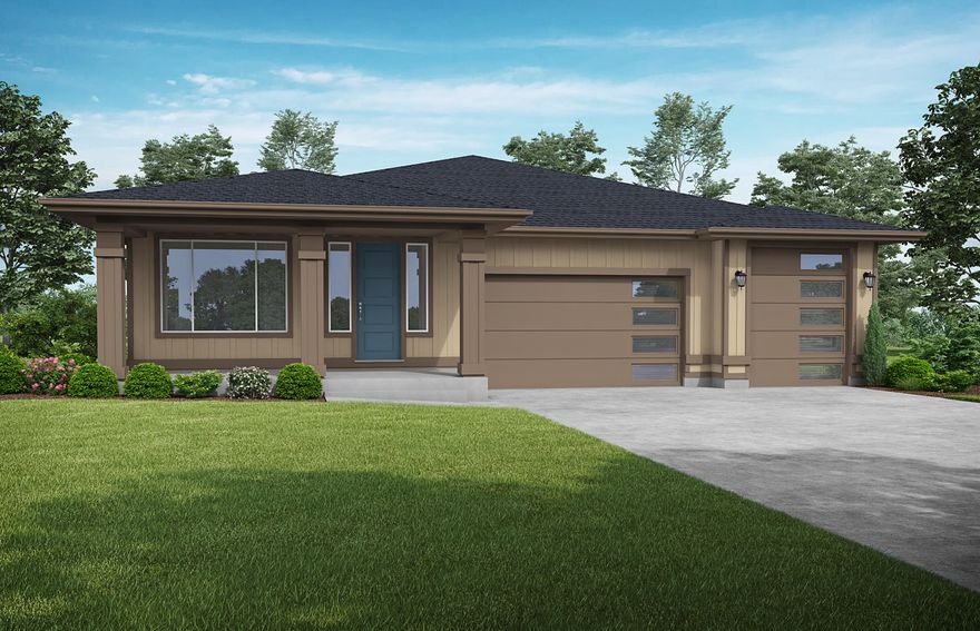 This single level stunner by Stone Bridge Homes NW in Redtail Ridge is the perfect combination of style and function. You will be smiling from the covered front porch to the open great room, dining and perfectly planned out kitchen all the way to the master suite and 3 car garage with a covered back patio. This home comes equipped with A/C, fencing and full front and back yard landscape. Stone Bridge Homes are Earth Advantage certified, include a tank-less water heater, a 220 plug in the garage for an electric car, and are built with special attention paid to the 5 pillars of certification: energy, health, water, materials and land. Buyer also receives a complimentary 2-10 home warranty .