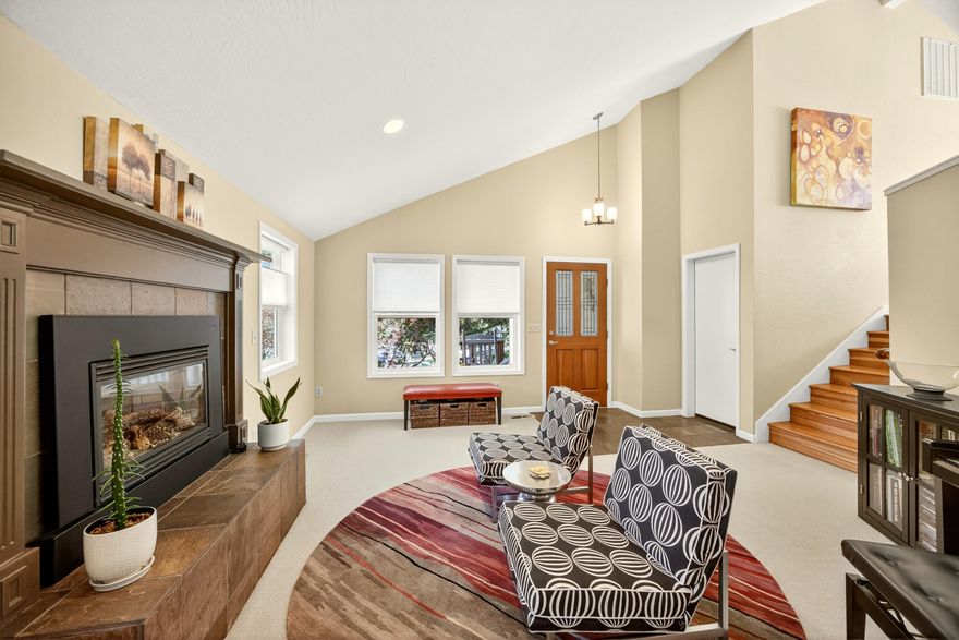 Well maintained home with a desirable location, just blocks from beautiful downtown Ashland, Oregon. First time on the market since it was built in 1990, this lovely home has a lot to offer. Upon arriving you are met by a grand Deodar Cedar tree adorned with tastefully landscaped areas crafted by Solid Ground Landscaping. Covered front porch leads to a lower-level living room w/ tall ceiling and a cozy gas fireplace. Kitchen is open to the dining area and main level family room w/ access to the side yard deck and gorgeous patio area. Well-designed floor plan of approx. 1667 SF, has a good feel to it, unique architectural features and tasteful updates over the years. Three bedrooms and two bathrooms, the primary bedroom suite is on one end, and the two additional bedrooms and full bath on the other. The back and side yard areas are fenced in and provide a wonderful atmosphere for outdoor relaxation and enjoyment. Overall, just a great house to call home!