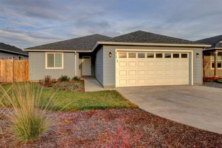 This is a great place to get started! Virtually like new 3 bedroom 2 bath, 1469 sq. ft. home built in 2013. All living areas feature beautiful flooring with Spanish style, while all counters are lovely slab granite. The great room is vaulted and features a skylight. Kitchen has stainless steel appliances, walk-in pantry, plenty of cabinets and is open to the great room. This is a lovely home with a fenced backyard, located on a dead end street.