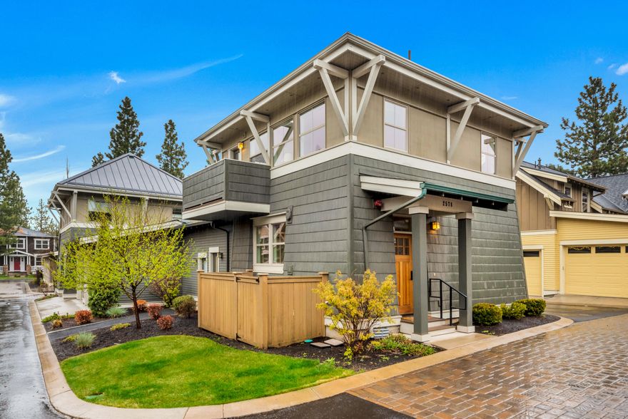 Nestled among the ponderosa pines on Bend's westside, the Bungalows in Northwest Crossing are a beautiful place to call home. Fully furnished unit 24 features the Drake floor plan, and offers 620 sq ft with 1 bedroom, 1 bath, single car garage, & a balcony overlooking the Bungalows. Designer finishes throughout include hardwood floors, stainless steel appliances, tile counters, tankless water heater & ductless heating/cooling. HOA maintains exterior, including snow removal, and the recurring monthly fee includes water/sewer. The Bungalows offer an appealing location close to shopping, restaurants, parks, school, hiking and biking trails.