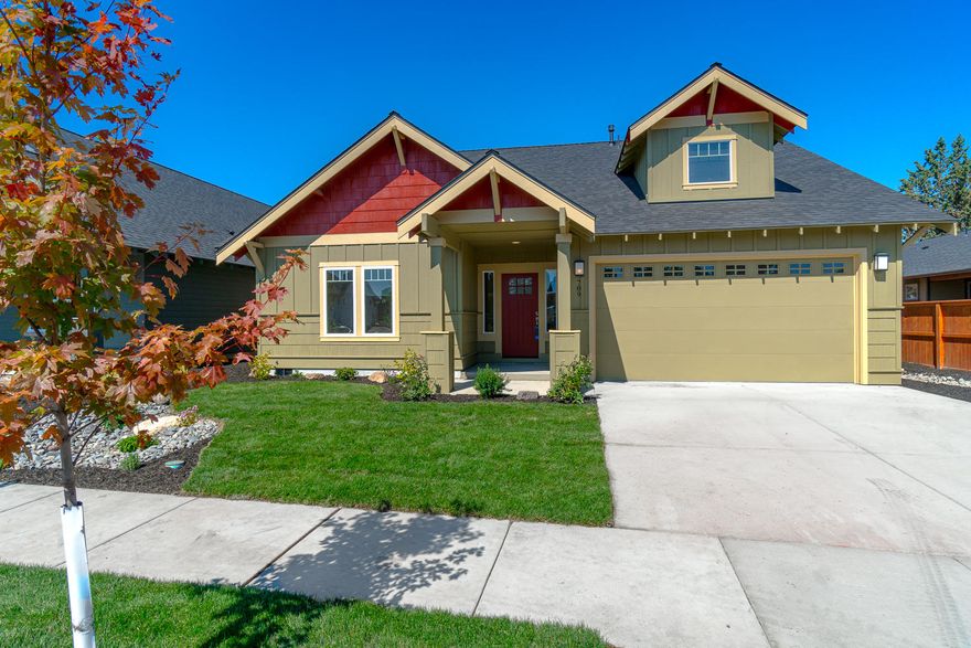 Situated in NW Redmond just off the Dry Canyon, this home offers the craftsmanship & thoughtful design found in every Dunlap Fine Homes build. This expansive, single level home features spacious living spaces & over sized bedrooms & baths. Great Room layout w/attractive, open Kitchen featuring a central island that is every chef's dream! Plenty of prep space & storage, Quartz slab counters & full height backsplash. SS farm sink, gas range & dishwasher, pantry w/space for all your extras. Living space offers a cozy corner Gas burning fireplace w/stylish accents & room for gathering. Desirable Master separation, walk in closet, step in shower & dual vanities. 2 additional guest rooms off the entry, Laundry room w/storage & folding table too! Durable wood look laminate flooring, carpet in the bedrooms & luxury vinyl plank in baths.Gas forced air, A/C & fully fenced & landscaped! Add'l plans are available in several Dunlap Communities! Inquire today!<br>