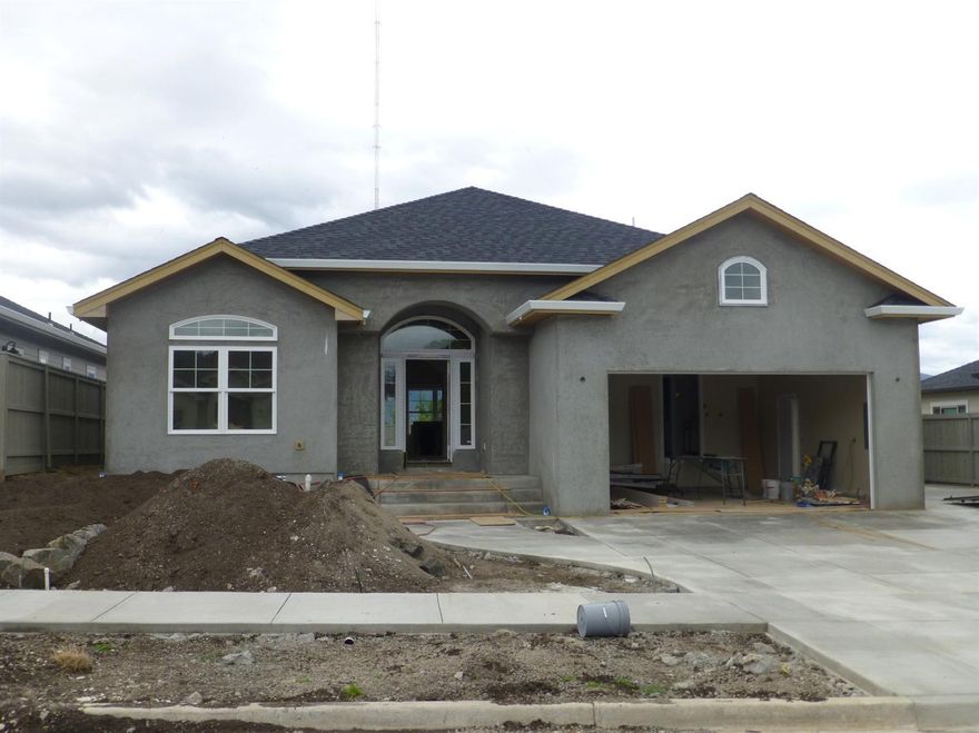 New home by Mahar Brothers Construction! This home is currently under construction in the newest phase of Stonegate Estates Subdivision phase 2A. It features 4 bedrooms, 2 baths, open floor plan, custom cabinetry, ceiling treatments, hardwood, tile and granite. Large open kithen with island and walk-in pantry. Large laundry room with wash sink. Nice master suite with double sinks and walk-in closet. Large double slider doors to covered patio and great backyard. Additional attached storage room beside the garage. Full stucco exterior. Fully fenced and landscaped. This will be a gorgeous home, don't miss it! Seller is related to one of the listing agents. Photos are for illustrative purposes only. All finishing touches including cabinets subject to change.