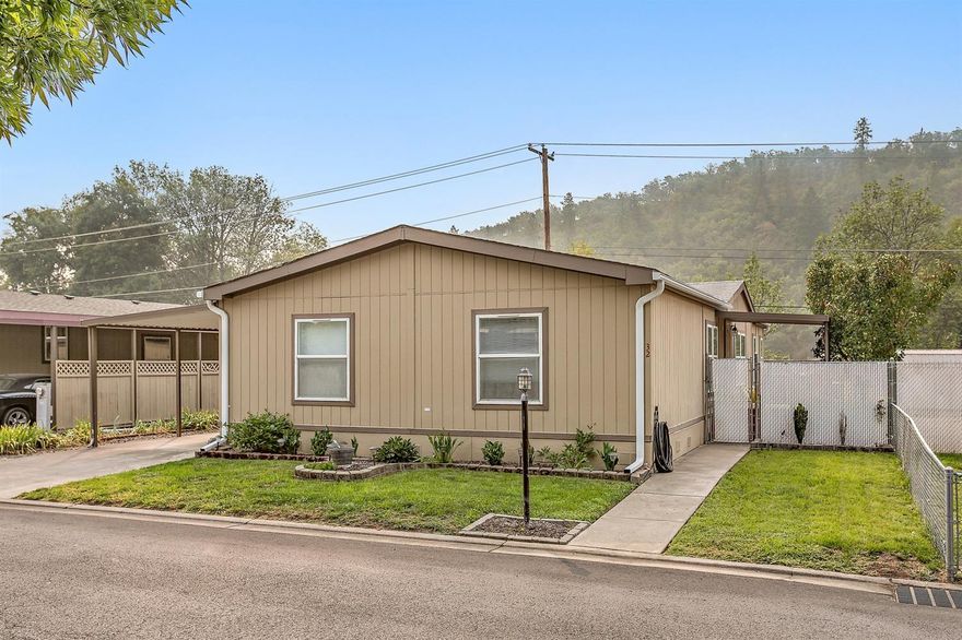 This is such a convenient and comfortable home in Butte Crest Park, a family friendly community in Eagle Point. It is a three bedroom, two bathroom home with 1782 sq. ft, and the floorplan is light and bright with vaulted ceilings throughout. There are new bamboo floors, new freezer in the utility room, newer appliances in the kitchen, and the large beautiful master suite has an oversized walk-in closet plus great master bathroom with skylights. There is a separate office off of the main living room and a workbench plus extra storage area in the large utility room. All appliances are included with the home and there are great views of the hillsides from the back deck. You'll walk in and fall in love with this home.