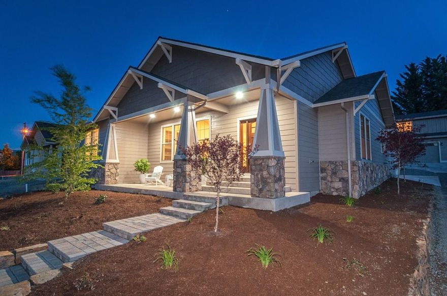 New construction in East Medford by Clason Company!  Single level home to be built in The Cottages at Cedar Landing. This home will feature an open floor plan, 3 bedrooms, 2 full bathrooms, 1873 sq ft and is certified Earth Advantage Platinum for maximum energy efficiency.  Earth Advantage built homes incorporate design elements, systems and materials that create superior indoor air quality, uses natural resources responsibly, protects land, and lowers water and power usage.  The great room opens to the dining area and kitchen with granite counters, stainless appliances, gas range, eating bar and pantry. Large master suite and master bathroom w/ dual sinks, soaking tub, large tile shower and huge master bedroom closet. High end finishes include beautiful hardwood floors, tile bathrooms, tile laundry room and custom built-ins. Front and back yard landscaping, drip system and fencing are included. Proposed 2.91 miles of trails and over 20- acres of open space including a 5-acre city park