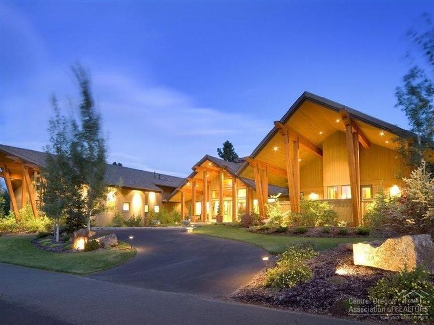 Architecturally designed NW contemporary on 2 lots in Broken Top w/private southern facing orientation & golf course views. Mostly main level living w/private, upstairs guest suite. Spacious, open floor plan made for entertaining features beamed ceilings, travertine floors, gourmet kitchen w/granite slab counters, island & extended bar. LiteTouch system, central vacuum, multi-zoned gas heat & A/C, security system, hand trowelled walls, a huge 1480 SF garage, impeccable landscaping, water feature & hot tub.