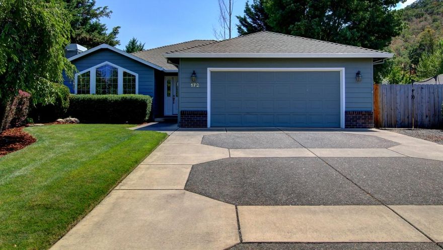 Truly one of a kind! Over half acre for you to enjoy including a ''park like'' backyard, plenty of RV parking, views of hills, country atmosphere, gazebo, wildlife, professional landscaping and nestled in the foothills. Home is located in the highly desirable Meadow View Estates and features vaulted ceilings, large open kitchen, lots of light, well maintained home, fireplace, covered patio, large master bedroom, hardwood floors, storage shed, and much more. This is a gem - large half acre lot - city services. Absolutely a must tour.