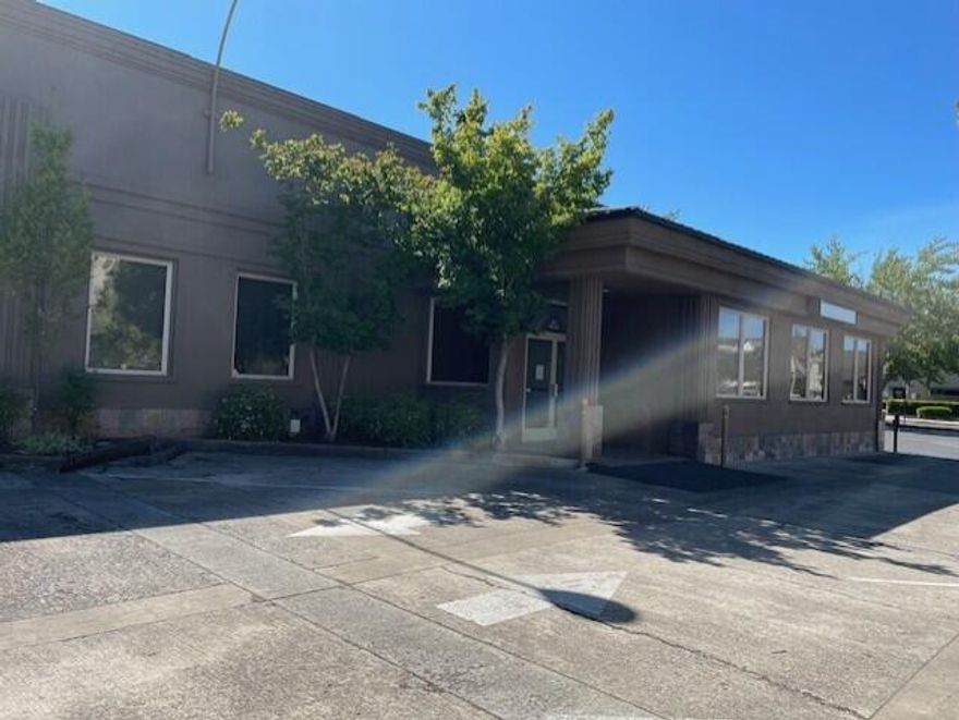 First Class Office space, corner location, conveniently located near the Courthouse and other municipal buildings.  It is one story with 3607.5 square feet assigned to the suite which includes some common area.  Suite includes 11 private offices.  If additional space is required, suites 101 and 103 are also available for lease.  Current tenant will be vacating 6/30/26. NNN charges are approximately $0.42/sq.ft.