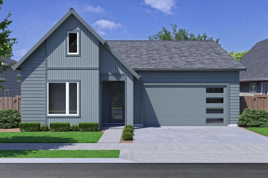 Beautiful new single-level Tahoma plan by award winning Pahlisch Homes! Separated primary suite, two spacious guest rooms, & small office or den area. The large and inviting greatroom is open and inviting, the kitchen's entertainment island nicely faces the living area with gas fireplace and over to the dining area and out to the covered west-facing patio, all nicely poised for viewing sunsets. Quality features of LVP plank flooring, carpeted bedrooms, baths w/porcelain undermounted sinks, solid Alder cabinets & quartz countertops, A/C, fencing, 2-car garage w/opener. Personalize the interior selections and add upgrades if purchase is made prior to truss delivery. Ochoco Pointe community offers resort-style amenities! Enjoy HOA front yard landscaping maintenance, parks, play area, ½ sports court, seasonal pool, protected wetland reserve walking path plus 600+ acres of trails. the model home @1311 NE Whistle Way open for tours, Fri-Mon, 11-4:00 pm. Ref#228 Tahoma, move-in ETA 02/16/202