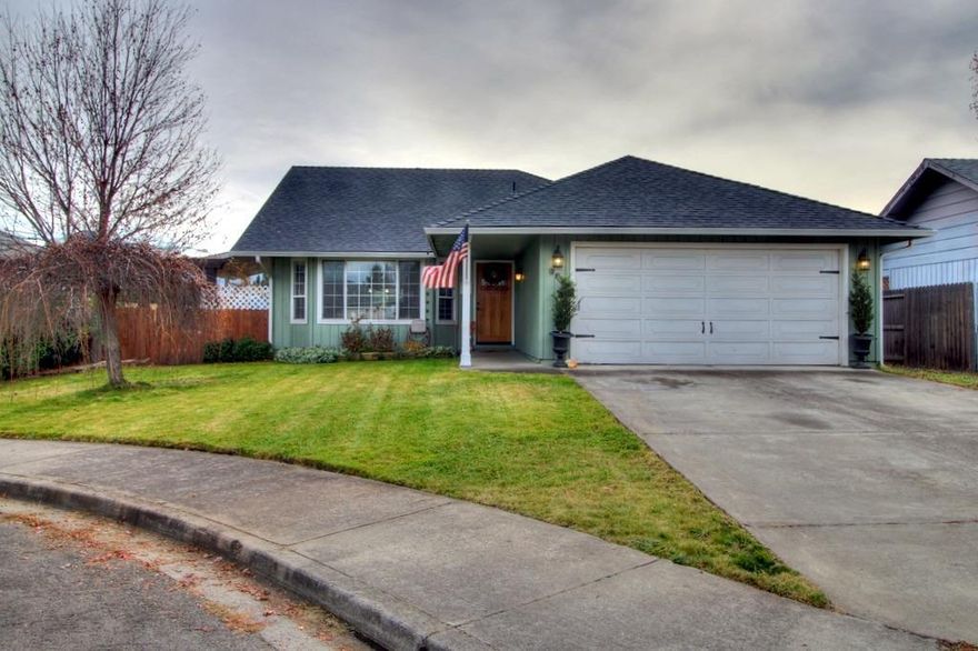 Move in ready!!! This extremely well maintained 3 bedroom 2 bath home is located in a desirable location and close to everything. The home features vaulted ceilings, a complete remodeled kitchen including cabinets and granite, plenty of light, open and bright floor plan with large bay window, new carpets, plenty of hardwood floors, tile bathrooms and master shower, covered patio area, newer comp roof, and all new heating and cooling system installed last year. Great opportunity - compare and discover what make this home a great value.