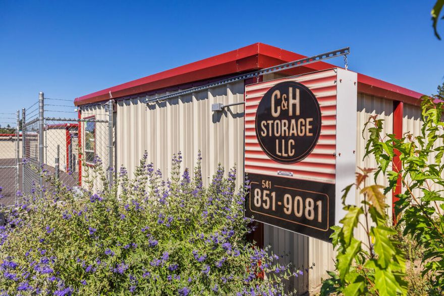 Exceptional self-storage investment opportunity in Klamath Falls! This newer, well-maintained facility features 85 rentable units plus a manager's office, offering strong and stable cash flow supported by consistently high occupancy and automated management systems. Unit mix includes 35 spaces at 10' x 15' and 50 spaces at 10' x 20', meeting a wide range of storage needs. With modern construction, secure access, and low operating costs, the property is truly turn-key and requires minimal oversight. Strategically located to serve surrounding residential and commercial communities, it benefits from steady demand. Priced at $1,250,000 with a 6.4% cap rate, this asset is a rare opportunity in a growing market for both seasoned and first-time investors.