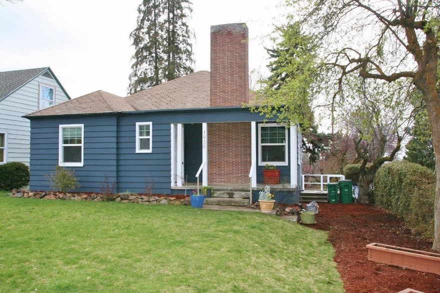 Location-Location-Location & Super Cute too! Multiple offers strikes again- 3 Bed 1.5 bath cottage with 1495 SQFT & new exterior paint includes a custom hickory Borrow kitchen, beautiful steely gray Corian counter tops with a large breakfast bar, pantry with pull outs, all stainless-steel appliances that was designed to feel more open & attractive. The original exposed brick fireplace is a great feature in the charming living room which has wood flooring, custom crown molding & attractive colors all that make this home very appealing. In addition, the main bathroom is updated too with nice features & lots of tile. French doors lead outside to the covered deck that serves well for BBQ's & overlooks the fenced back yard that with mature trees & landscaping. F/A gas heat & many vinyl windows throughout keep the home comfortable in cooler months & is perfectly located within walking distant to OIT & Skylakes.