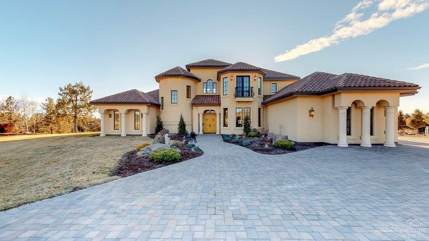 31 acres of irrigation! 121 acres on two separate tax lots. On 81-acre lot, 2 separate homes including a stunning 4986 SF Tuscan home with dramatic Cascade Mountain views, a 900 SF stick built home, plus a 3240 SF outbuilding. Main home has radiant floors throughout, AC and was built with ICF construction for max sound and insulation benefits. Master on the main. CAT 5 & security wired. Quality stainless steel appliances in kitchen. 40-acre parcel includes a 924 SF manufactured home and 1176 SF outbuilding. Both parcels border public lands. Appraised at over $2M two years ago!