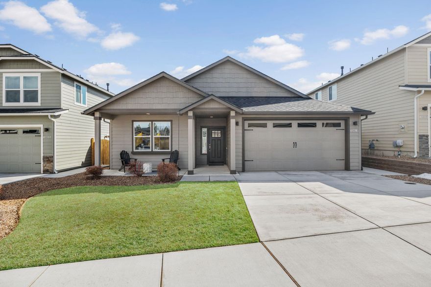 Fall Savings, save up to $15,000.   This 1800 square foot buildable Orchard plan is open and spacious perfect for hosting gatherings. The vaulted ceilings, walk-in pantry, soaker tub plus walk-in shower in main bathroom suite are a couple key features for this modernly crafted home.  Homesite 117 is on a corner lot with privacy in an exclusive community that's located with direct access to the Dry Canyon trail system.  We are located just 5 miles from downtown Redmond & have a 4 acre park situated in the community.