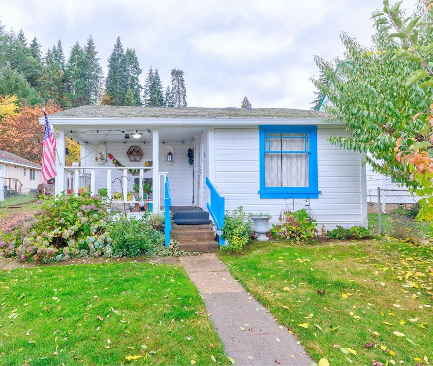 Perfect investment property or starter home!! Excellent opportunity at a great price in a great neighborhood! Has been a wonderful income property for the past 30 years and is priced to sell and priced as-is. This home is a very cozy 1,058 sf 2b/1b, with laundry room, living room, den, kitchen pantry and a large 24x24 2-car detached garage. Cute front porch with loads of charm!