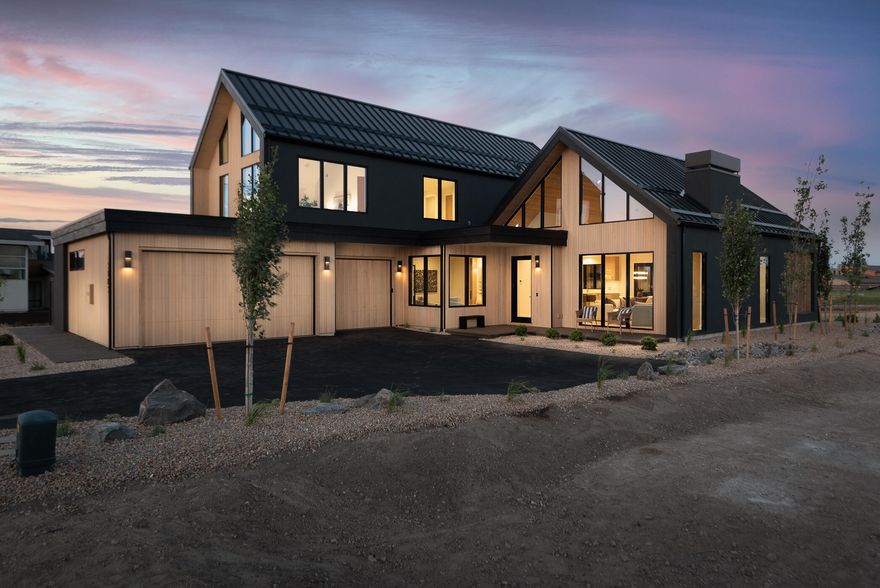 Structure Development NW proudly presents this Scandinavian-inspired home located in Discovery West. Embracing the timeless charm and minimalist aesthetic typical of Scandinavian design, this home seamlessly integrates natural elements with modern comfort. Clean lines, abundant natural light, and a focus on functionality, every detail has been carefully considered to create a harmonious living space. Open floor plan featuring great room, gourmet kitchen and dining area. Private primary suite on main level with spa like bathroom boasting soaking tub, tile shower and large walk-in closet. Office, laundry room and mudroom also on main level. Bonus room, loft area, two bedrooms with walk-in closets and full bathroom on upper level. Two sets of bi-fold doors off the dining area lead to a covered terrace for outdoor living with a gas fire pit. 3-car garage and fully landscaped. Enjoy the beauty of Bend's landscape from the comfort of your stylish and thoughtfully designed Scandinavian oasis