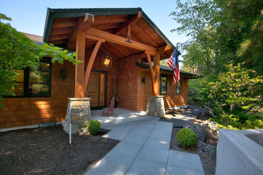 Look no further! This superior one of a kind single level home is a rare opportunity to own a slice of paradise in the highly desired Mountain High gated community. No detail was overlooked in this stunning custom home. The masterfully designed kitchen beckons your inner chef to create some quality memories over a lovingly prepared home cooked meal. The bright open kitchen flows into a grand dining room where you can cozy up next to a fire or enjoy the floor to ceiling windows overlooking the beautifully maintained courtyard landscaping. The thoughtful layout balances the benefits of a free flowing open floor plan while still providing plenty of privacy to each of the bedrooms including luxurious master suite and additional separate living quarters in the gorgeous casita. 3D tour available.