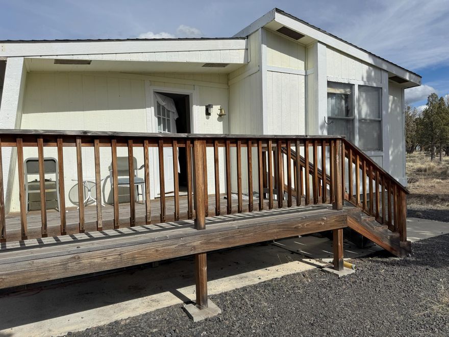 The get-away you've been looking for. Prineville Lake Acres makes easy access to public lands and Prineville Reservoir. This property is cleaned up and ready for a new buyer to put on their touches. Gated for security. All the juniper trees have been trimmed to reduce fire risk. Take a look, maybe a first time buyer, a vacationer or folks looking for peaceful surrounds. Call listing agent today.