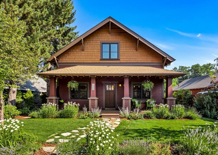 This 3150 sq ft Certified Green Built main home built in 2016 offers potential separate living quarters or a Type 1 Owner-occupied short-term rental permit option at its lower level. Includes full kitchen, great room, jack & jill bath w/laundry, bedroom & convenient separate entrance. In addition, the original 1916 cottage is a delightful 737 sq ft ADU w/2 bed & 1 bath providing significant potential rental income, all perfectly situated within blocks of Market of Choice, Box Factory, Downtown Bend, Old Mill & Deschutes River. The main home's highly efficient SIP wall & ICF construction, hydronic heat & wood-clad windows keep utilities low. Great room centers on chef's kitchen island, 6 burner JennAir range, abundant custom cabinetry, bedroom & bath. Primary suite fills 2nd story with stunning cathedral ceilings, bath w/ heated/jetted tub, tile shower, walk-in closet, laundry & office. With front porch & 2 courtyard gathering areas, this property offers many options & living spaces.