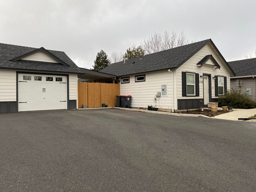 A must see! Immaculate cottage a quiet street offers Ease of living. The quality of this home is usually found in more expensive homes, including stainless steel appliances, glass door pantry and granite counter tops in kitchen, hardy plank siding on exterior and an inground sprinkler system. Also. built in Google Home with a smart doorbell and thermostat! Laundry area includes stackable washer and dryer. The patio is perfect for your morning cup of coffee in the private yard. Don't miss this affordable opportunity to be a homeowner.