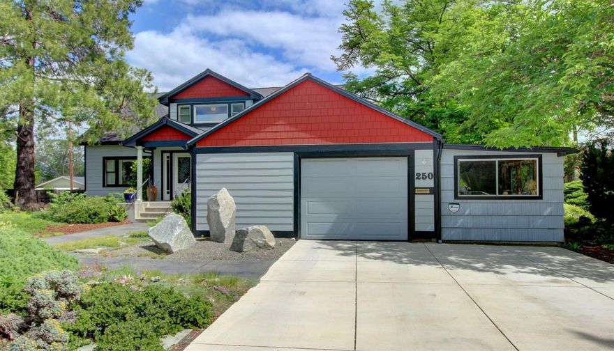 Truly 1-of-a-Kind Must Tour * Rare Timeless Newly-Updated Craftsman home * Nearly Completely Remodeled Throughout w/Architect & Custom Builder * Large & Very Private Lot w/Incredible, Park-Like Setting w/Mature Trees, Professional Rock Gardens & Incredible Plants all on Sprinklers. Gorgeous entrance w/columns, stained-glass & high-end front door. Huge master suite on main level, 2 bedrooms & additional bath upstairs. Newly remodeled kitchen w/granite counter tops & tons of Gary Smith custom-built cabinets. Eat-at peninsula, custom buffet, high-end appliances + a prep island. Gorgeous hardwood flooring & real wood built-ins throughout. 2 covered decks w/power awning upstairs & a basement for additional storage downstairs. Too many upgrades & extras to list all. Newer exterior paint, newer electrical/plumbing, newer double-pane windows and newer lighting & plumbing fixtures. Wonderful covered back deck for barbecues, green house, attached garage + much more in this amazing property.