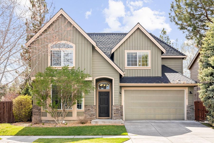 Welcome to your dream home nestled in the heart of SW Bend! This exquisitely updated 3-bedroom, 2.5-bathroom home has an additional office on the main floor—perfect for those work-from-home days or creative pursuits. Step into the great room + be greeted by the vaulted ceilings, flooding the space with radiant natural light. Picture yourself lounging by the community pool or hosting friends + family gatherings in the clubhouse. Outdoor lovers, Deschutes River access is just a stone's throw away! Situated on a corner lot, this home offers privacy and space. Step outside into your backyard oasis, enjoy the hot tub and a soothing water feature, creating the perfect backdrop for relaxation + entertainment. There is plenty of room for all of your toys in the tandem 3-car garage! This isn't just a house; it's a lifestyle—an opportunity to live your best Central Oregon life every day. Experience the epitome of modern living in a community that feels like home from the moment you arrive.