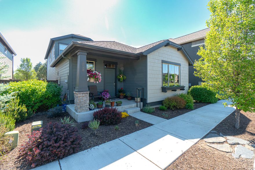 Conveniently located Pahlisch home in SW Redmond's Parkland neighborhood minutes from downtown & access to Hwy 97 & RDM Airport. Great room plan w/ high tray ceilings in the main living area, plus half bath off the entry. Living area ftrs cozy corner gas burning fireplace w/ beautiful stone surround. Kitchen ftrs quartz counters w/ large central island & breakfast bar seating, hardwood cabinetry, walk-in corner pantry, side nook coffee bar. Kitchen opens to eating area w/ sliding glass doors that lead out onto the side patio & yard area.  Primary bedroom located on lower level w/ primary bath ftr dual vanities, quartz counters, walk in shower w/ sliding doors, & large walk in closet. Upstairs you'll find an open loft area w/ small office space, two other bedrooms w/ full bath! The oversized garage has two parking spaces w/ an additional storage or workshop space w/ built in shelves! Don't miss this one! Parkland community offers greenspace & trail. Open House, Saturday 6/19, 12-3pm