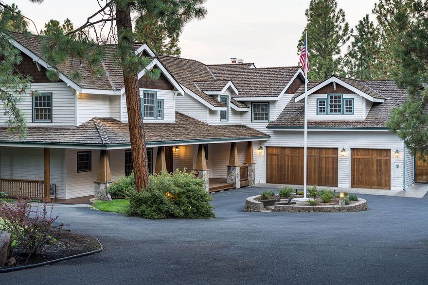 One-of-a-kind stunning NW-style home on a park like setting on Awbrey Butte. Imagine owning over 3 acres on one of the most sought out areas in Bend. Oversized windows capture the beauty of the gorgeous landscape while the deck overlooks the pool and mountain view. 3 fireplaces (living room and main bedroom) create a cozy 
atmosphere. The kitchen is situated to allow the cook to mingle with guests. There's even a walk in pantry. 5 bedrooms and 4 full baths can accommodate family and friends.  Potential to subdivide lots off of current 3.03 acres.  Check with city of Bend regarding future development.