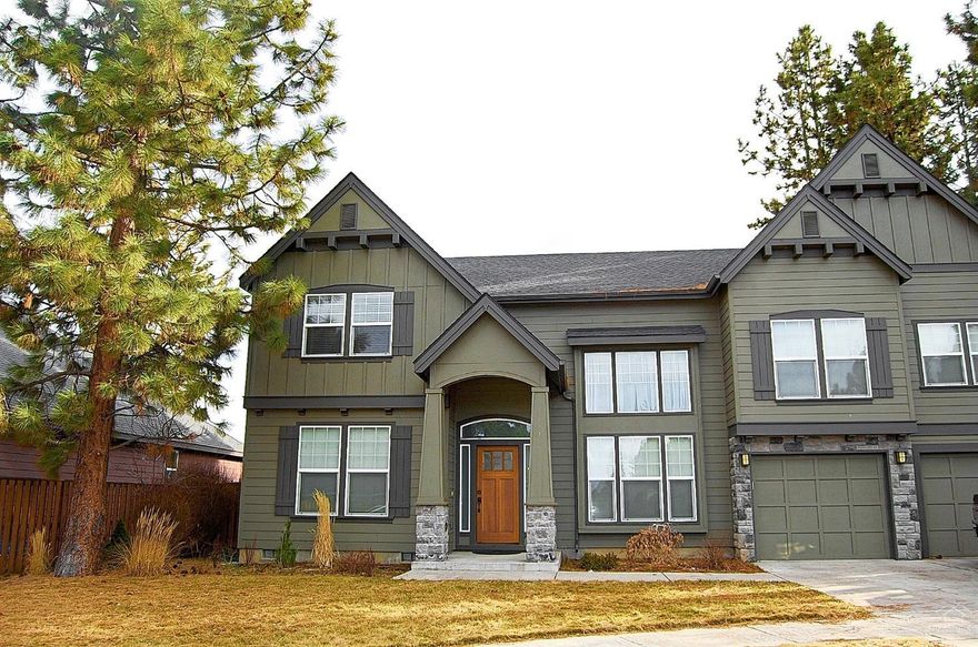 Fantastic home in desirable River Canyon Estates neighborhood in SW Bend. Home features formal dining room, living room, office, open family room & kitchen, media room, laundry, hot tub and large garage. Neighborhood amenities include pool, fitness, and tennis courts. Walk to Deschutes River Trail and Brookswood Plaza. Five minute drive to Old Mill District and just a bit further to Downtown. All appliances and home warranty included. Broker related to seller.