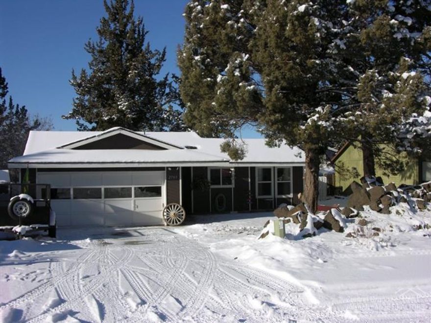 Newly Remodeled Like-New Bend Home! Single level Tamarack 3Bd/2Ba features: New wood laminate floors throughout, New roof, New ductless Heat Pump w/AC, New Stainless Appl., New 200 amp electrical service, Open great room & dining area w/gas log stove, spacious master suite w/walk-in closet & private bath, laundry/mud room, heated/insulated 2-car garage, frame storage building, fully fenced backyard w/patio, landscaped front & back w/in-ground 5-zone sprinkler system, and a 1yr home warranty included too!