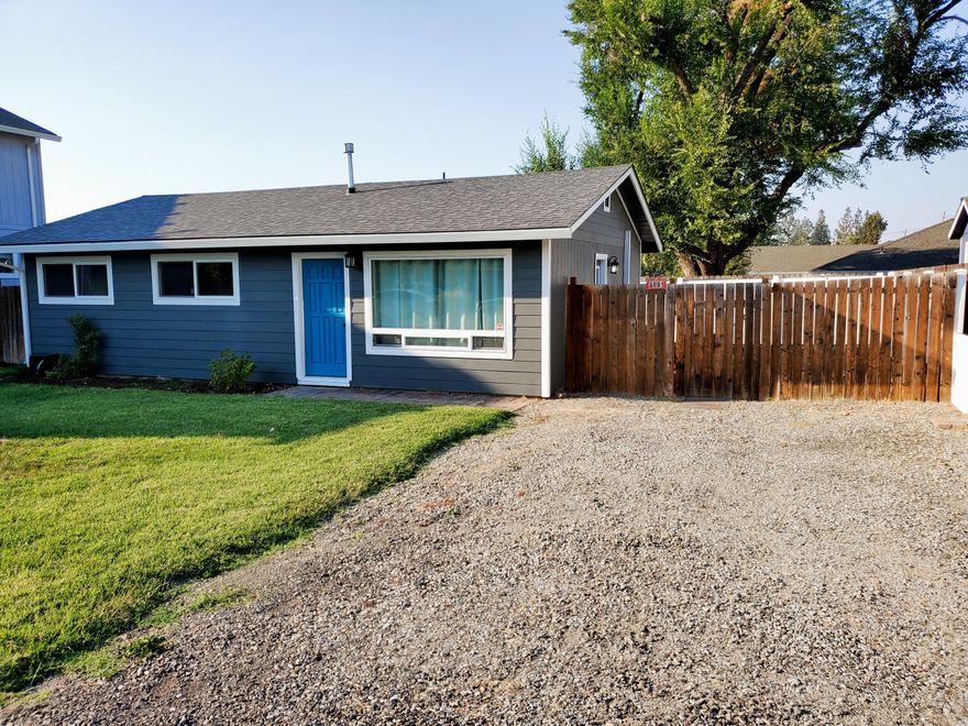 Great home for first time buyers. White vinyl fencing on property perimeter. Remodeled in 2013, updates done within the last 3 years include new siding, exterior paint, new roof, new LVP Lifeproof flooring in kitchen, living room and hallway. Home had new double pane windows installed in 2013. Central AC unit installed in 2020. In ground sprinkler system front and backyard. Laundry hook ups in bathroom. Lots of available off street parking, plenty of room to park an RV.