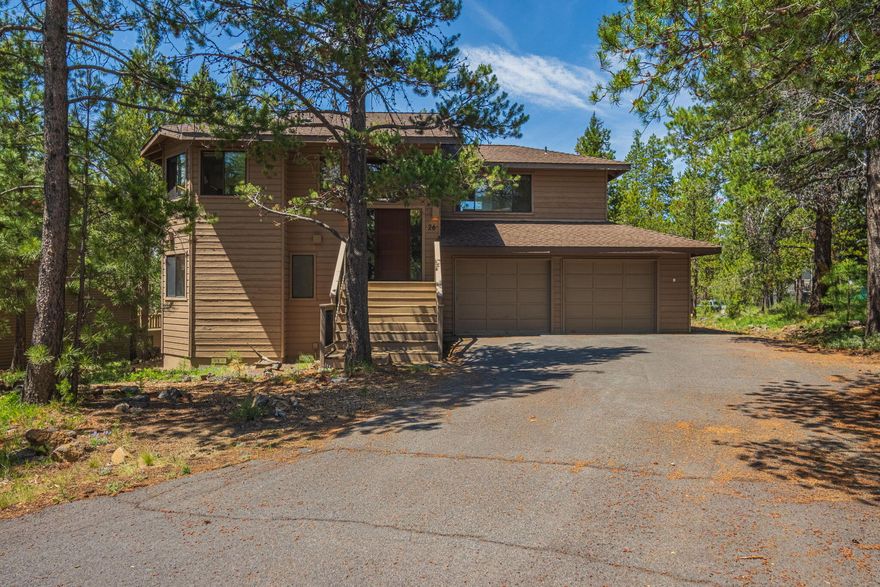 Nestled in a prime location in the heart of Sunriver, this beautifully updated and offers the ideal blend of privacy, comfort, and convenience. Featuring a newly remodeled spacious kitchen with granite counters, updated flooring, and bathrooms. This retreat provides plenty of room for guests and gatherings. Enjoy Central Oregon's sunshine from two expansive levels of deck space—perfect for relaxing or entertaining. With easy access to all that Sunriver has to offer, this home is your gateway to year-round adventure and leisure.
