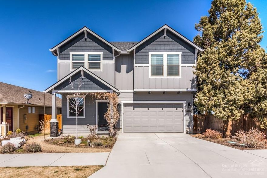 This well-appointed two-story home features an open kitchen with granite counters, Wolf range and Miele dishwasher. The spacious great room is warmed with stone surround fireplace & oak engineered flooring accents the downstairs. Home features central vacuum, Electrolux washer and dryer. Upstairs has mountain views, walk in closets, tile bathroom counters. Fully landscaped and fenced, private backyard with raised vegetable planters, deck with gas stub for BBQ. Two car attached garage has garage door with quiet belt and wi-fi enabled. Come see all this home has to offer.