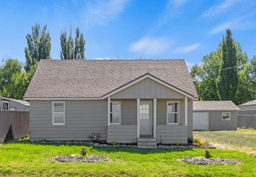 This updated 2 bedroom 1.5 bath home is located in the suburbs. 3rd room could be used as a bedroom or office. Beautiful .45 acre lot and a detached 2 car garage. Many updates have been done to this home including new roof on the home and garage. Exterior on home and garage has just been painted. The interior has also been repainted and it has all new flooring. Kitchen has been completely updated with new cabinets, granite counter tops, sink and stainless-steel appliances. Both bathrooms have been updated with a new vanities, toilets and fixtures. New water heater, FA furnace, new front and back door, new light fixtures and more! This is a HomePath property.