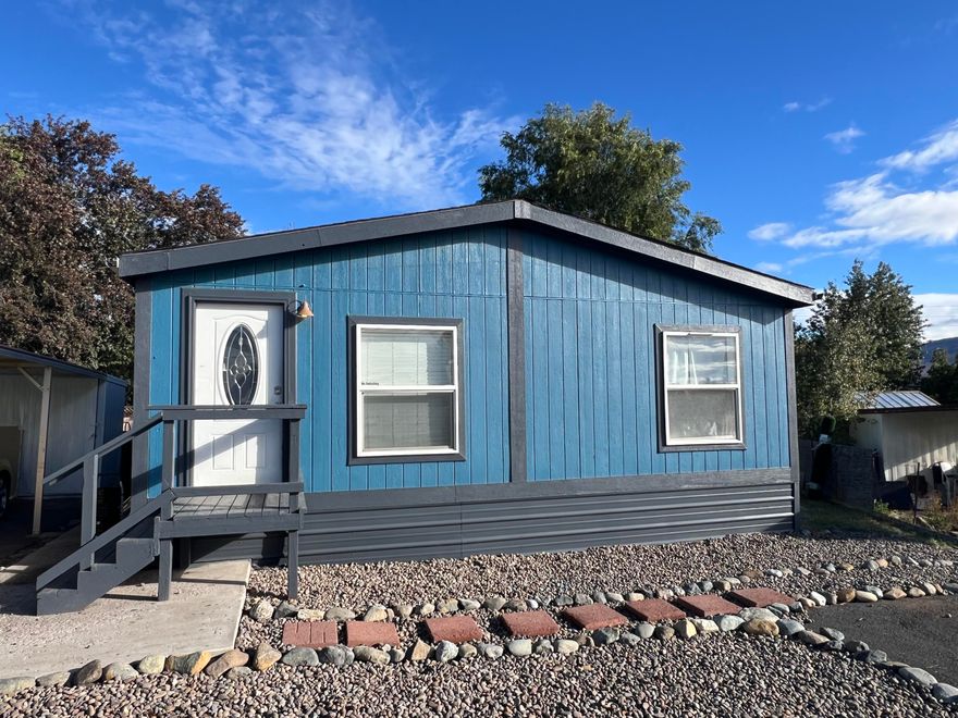 NEW 30 YEAR ROOF! Exterior recently painted. This home is in Villa West manufactured home park located at 2241 Greenspring's Drive. Monthly lease has sewer and water included in the space rent, currently at $483 per month. Park has RV overflow space for $25 per month. All the park roads are provided snow removal. Park requires preapproval before close of escrow with applicant paying a screening charge of $39.95 per adult. Villa West is an owner occupancy park.