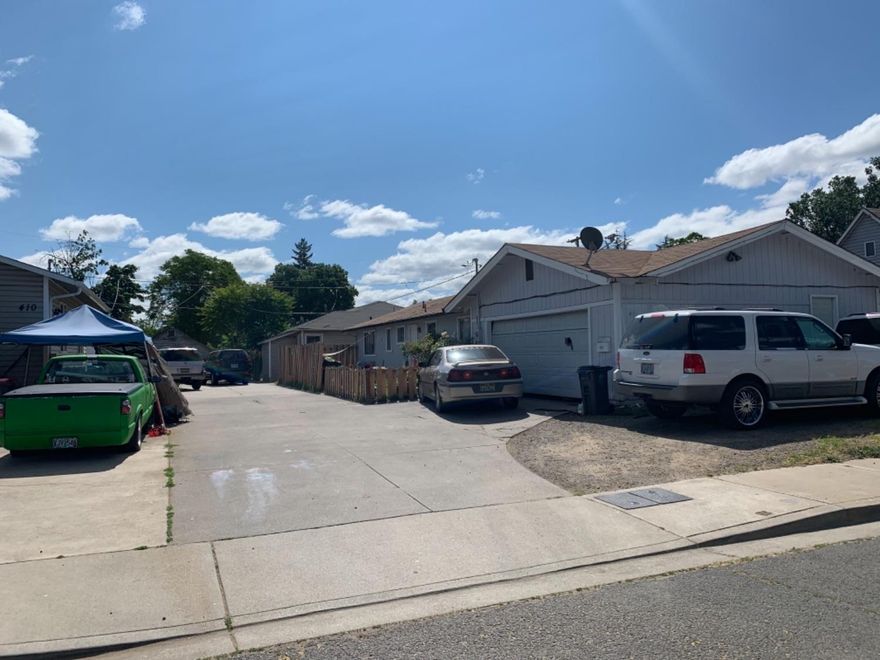 Great investment property, Lots of potential here, two decent size homes- one lot. 3 bedroom, 2 bath with a 2 car attached garage and fenced. Second unit is a 3 bedroom 1 bath, new bathroom flooring in July 2016, this unit is also fenced. Front unit had new roof in 2010 and was painted in 2014. Please do not bother the tenants, call for showing opportunities with 24 hour notice.