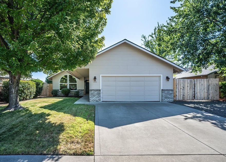 Fantastic, move-in ready 3 bed, 2 bath in a quiet neighborhood within minutes of shopping, schools and freeway access. The entire home has been completely remodeled including a BRAND NEW 30-year Comp roof, interior and exterior paint, light fixtures and flooring. Large, open living area with a vaulted ceiling, beautiful wall of windows and a gas fireplace with tile surround. New light and bright kitchen featuring painted white cabinetry, updated hardware, stainless steel appliances, granite countertops and vaulted dining nook. Large master suite and a completely new bathroom with a skylight, new fixtures and tile floors. Mature, easy-care landscaping, sprinkler system, large covered patio, 2 car finished garage and a huge RV parking area. Property includes a one-year home warranty! One seller is a licensed real estate agent in the State of Oregon.