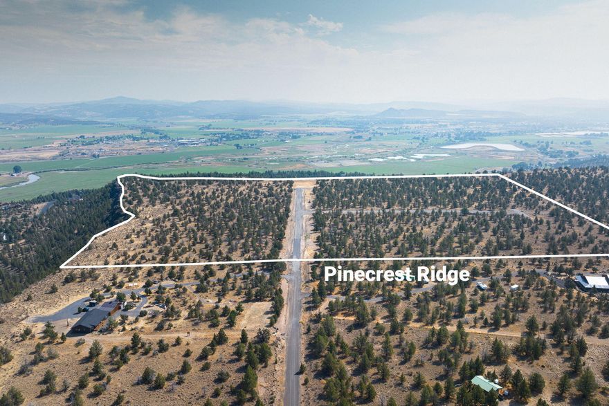 Welcome to Pinecrest Ridge - where wide open spaces meet endless possibilities! Located on the rim in beautiful Prineville, this brand new subdivision offers stunning 5.1 - 5.9-acre lots, plus one incredible 9.3-acre lot. Lot 2 is a 5.3-acre lot on the Rim. All are septic-approved and ready for your dream home. Whether you've been craving extra elbow room, a spot for your livestock, or space to park all your toys - Pinecrest Ridge delivers. Lot 2 is a 5.3-acre lot right on the Rim. Here you'll find the perfect balance of privacy, views, and freedom to create the lifestyle you want. Build big, build bold, and bring whatever floats your boat - quite literally. Your dream property starts here.  *Some photos include different lots. Please refer to the outlines for guidance. Plat Map available upon request.