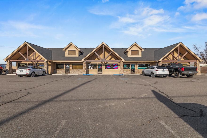 Well located flex building with great curb appeal. Fully leased with excellent history and mostly long-term tenants. Building is designed with front office/showroom areas and rear high ceiling warehouses/shop areas with roll up doors. Generous paved parking in the front of the building. Shared fenced gated yard behind the building. Building is just off of one of Klamath Falls busiest streets which leads to Crater Lake Klamath Regional Airport just 3 miles away. Walmart is 1/4 mile away. Gross rents of $94,021 for a 6.5% cap rate. Financial details available upon request. Interior photos are pre-move-in.
