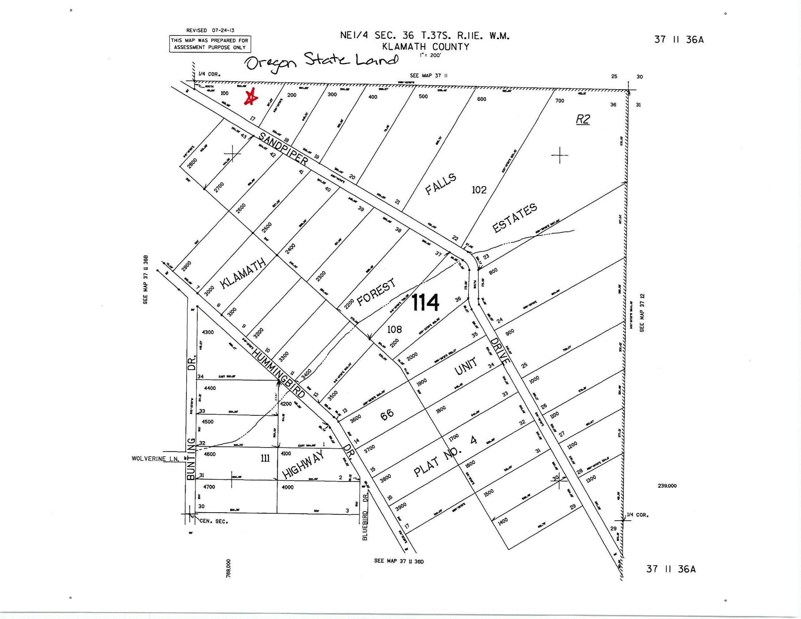 Klamath Falls Forest Estates Hwy 66 Unit Plat 4 - Land