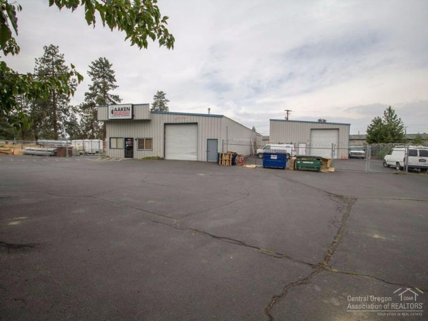 Outstanding opportunity to own two Industrial buildings with easy access to Hwy 97 and 3rd Street. Zoned CG, giving this property a wide rage of possibilities for use. Perfect for owner user or investment. Bldg 1 had 5416 sf and 3 phase power. Bldg 2 has 1400 sf. Epoxy floors and fenced lot! Property is located near Bend Factory Stores, Joann's Fabrics, and Ross! These buildings do have tenant/owner in place. Please schedule a showing through Listing Broker.