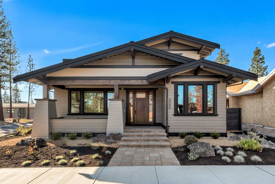 Stunning Discovery West home built by award winning collaboration of Mike Wilkins Construction & Jason Todd Designs.  Covered front porch leads to entry/great room engulfed in natural light. Kitchen features exquisite GE Café appliance package, slab quartz counters and grained matched rift sawn white oak cabinets with soft-close and dovetailed drawers. Main level resident suite with curb less walk-in shower and walk-in closet. Main level also features an office/study that could serve dual purpose as a guest space. Upstairs includes two guest bedrooms, full bathroom and loft area.  Discovery West, situated on 245 acres on Bend's westside, is the newest community by the developers behind the award-winning NorthWest Crossing neighborhood. The neighborhood will offer a variety of home types and sizes, as well as a community plaza and 40 acres of parks, trails and open land.