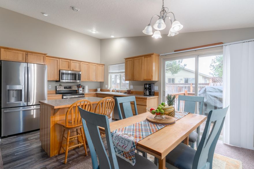 We've loved calling this quaint, single-level home in the heart of La Pine our own. The open-concept layout has been perfect for gathering with friends, while the spacious bedrooms and abundance of natural light make everyday living easy and comfortable. The generous backyard has given us room to store all the toys that make Central Oregon living so special. Whether it's mountain biking on nearby trails, skiing at Mt. Bachelor, fishing along the Deschutes, or heading out for a day of hunting, this home has put us close to everything we love. The oversized two-car garage has handled it all—from gear to vehicles—with room to spare. With new flooring throughout, stainless appliances, plenty of elbow room, and convenient proximity to shopping, schools, and restaurants, this has been a place where adventure and easy living truly meet.