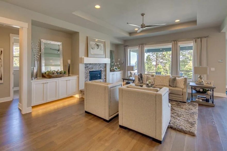 You will love the Barstow floor plan with easterly views.  This homes quality & finishes will be the envy of family & friends.  2527 SF single level home will delight all the senses with the natural light in it's beautiful chef's kitchen, dining and great room. Relax in the Gracious master suite with large walk-in closet, tile walk-in shower , dual vanity and soaking tub.  Den or 4th bedroom.  Enjoy ample space in the 3 bay garage. 

This beautiful Barstow floor plan is presented by Award Winning builder Pahlisch Homes. Located on Bend's prestigious northwest side. Those living here are in close proximity to the Bend Park and Recreation District river trail, shopping, Sawyer Park, and have quick access to the rest of town. 

Homes in this community are crafted with integrity and quality in mind. They include high-end features like nine-foot ceilings on the main level, Santa Fe wall texture, custom built-in cabinetry, and smart home integrations.  Photos are of similar home.