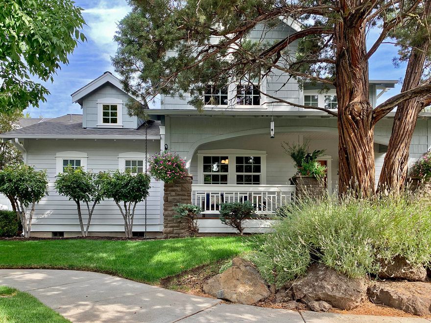 Located on one of the most beautiful streets in all of Northwest Crossing, you'll love this home's classic character & welcoming covered front porch. There's nothing cookie cutter about this one! On top of a desirable front-load garage & extra parking, upgrades abound: solid cherry wood doors; solar electric & hot water; 3-zone heating & cooling; smart sprinkler controller & surround sound throughout. Floor plan offers separation of space w/ main-floor owner suite, 3 BR + full bath + bonus space up front stairs and huge bonus room w/ craft closets & vaulted ceiling up rear stairwell. The chef's kitchen boasts built-in Jenn-Air stainless appliances, custom cherry ceiling-height cabinets & under cabinet lighting plus an awesome custom cherry wood bar w/ copper countertop & 2-tap kegerator! Northwest Crossing is a planned community that offers restaurants, shops, parks & schools all within walking distance. And no HOAs! With fresh interior & exterior paint, this beauty is move-in ready.