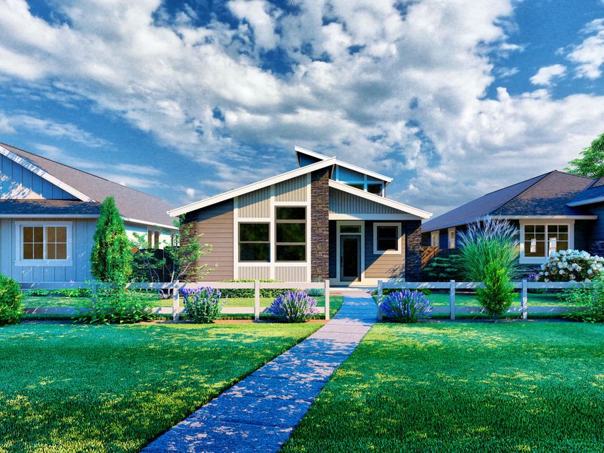 Introducing the Everett plan on lot 19 at Treeline by award winning builder, Pahlisch Homes. This beautiful home has the primary bedroom on main level living. Upstairs greats you with a spacious loft, separate office area and secondary bedrooms . Homes in this community are crafted with the integrity and quality that the Pahlisch brand is known for. Include high-end features like nine-foot ceilings on the main level, custom built-in cabinetry, engineered wood flooring in entry, great room and kitchen/dining room, quartz island and countertops with full height kitchen tile backsplash, Kitchen Aid Stainless-steel appliance package with gas range, walk-in shower with tile floor and tile surround (primary bedroom only), and smart home integrations. Come enjoy all the excitement that Bend's westside has to offer with shopping, eateries, recreational trails, Mt. Bachelor, and parks close by. Come live, play, and enjoy! Photos of similar home as this home is in construction.