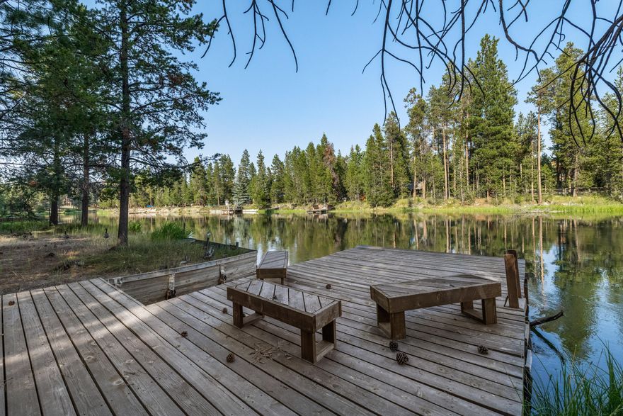 Your haven awaits at this secluded Central Oregon retreat! Nestled amongst old growth pine trees you will enjoy seclusion and the feeling of being on National Forest land. Get lulled to sleep by the sounds of the Deschutes River as you enjoy 114 +/- feet of private, unobstructed river frontage! Located in the heart of all Central Oregon has to offer, this single level home is a quick drive to Sunriver, Mt. Bachelor, the Cascade Lakes, and National Forest land. A private dock allows for access to the water while upper deck provides elevated views of the forest land and river. The homes thoughtful floor plan lives large & open while capturing wonderful natural light & river/forest views from its generous picture windows. Enjoy tall ceilings, a cozy wood stove and wood panel accents. With plenty of storage the home is both attractive & functional. A blank slate to create your personal vision & space to find peace & serenity that comes with living in the forest on the river.